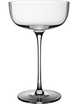 Espiel Ποτήρι Κοκτέιλ Γυάλινo Κολωνάτο Coupe Λευκό 280ml LEG255K4