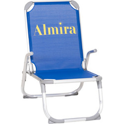 Almira Καρέκλα Παραλίας Αλουμινίου Μπλε HM6431.01