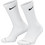 Nike Everyday Ανδρικές Κάλτσες Ψηλές Λευκές 3Pack HQ4335-901