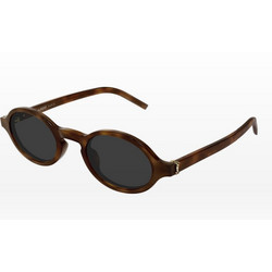 Saint Laurent SLM161 003 Ανδρικά Γυαλιά Ηλίου Οβάλ Κοκάλινα Ταρταρούγα με Μαύρο Φακό