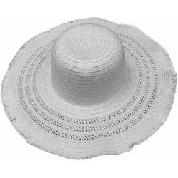 SUMMERtiempo Γυναικείο Καπέλο Fedora Ψάθινο Λευκό 622567