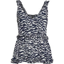 Vero Moda Γυναικείο Καλοκαιρινό Top Navy Μπλε 10266354