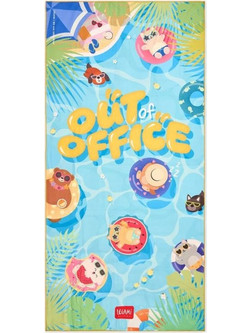 Legami Out Of Office Πετσέτα Θαλάσσης Γαλάζια 85x180cm BT0037