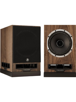 Fyne Audio F500S Ζεύγος Ηχείων Hi-Fi Βιβλιοθήκης 100W 2 Δρόμων Natural Walnut