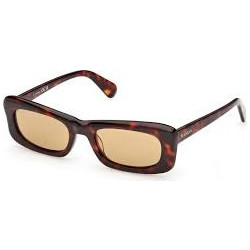 Max & Co MO0154 52J Γυναικεία Γυαλιά Ηλίου Ορθογώνια Κοκάλινα Ταρταρούγα με Καφέ Φακό