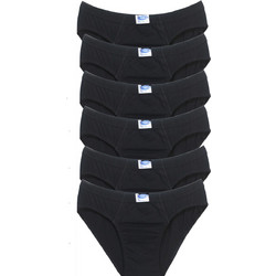 Onurel Ανδρικά Σλιπ Βαμβακερά Μαύρα 6Pack PRO-303