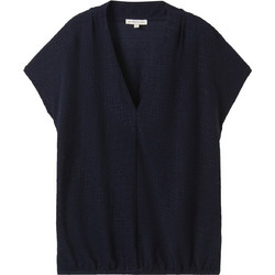 Tom Tailor Γυναικείο Καλοκαιρινό Top Navy Μπλε 1041531-10668