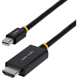 StarTech Καλώδιο Mini DisplayPort to HDMI Male 2m Black 2M-MDP-HDMI2-4K60