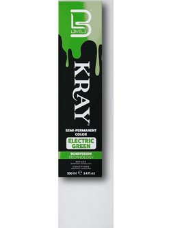 L3VEL3 Kray Electric Green Ημιμόνιμη Βαφή Μαλλιών 100ml