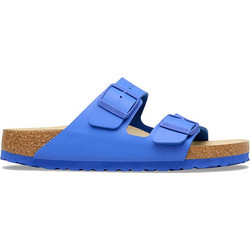 Birkenstock Arizona Birko Flor Δερμάτινα Γυναικεία Σανδάλια Ανατομικά Μπλε 1031465