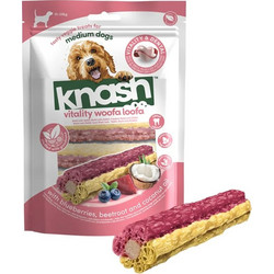 Imaginelles Knash Vitality Woofa Loofa with Blueberries, Beetroot & Coconut Oil 182gr
