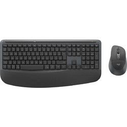 Logitech Signature Comfort Plus MK880 Black Ασύρματο Σετ Πληκτρολόγιο & Ποντίκι