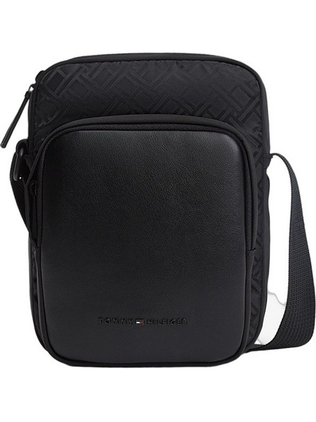 Tommy Hilfiger Ανδρική Τσάντα Ώμου / Χιαστί Μαύρη AM0AM14412-BDS