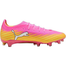 Puma Ultra 6 Pro FG/AG 108697-05 Ποδοσφαιρικά Παπούτσια με Τάπες Ροζ Κίτρινα