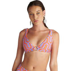 BLU4U Ziggy Bikini Top Τριγωνάκι Φούξια Πορτοκαλί Γαλάζιο 26366534D-07