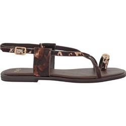 Exe Γυναικεία Σανδάλια Suede Σοκολατί W419A0261-0W1