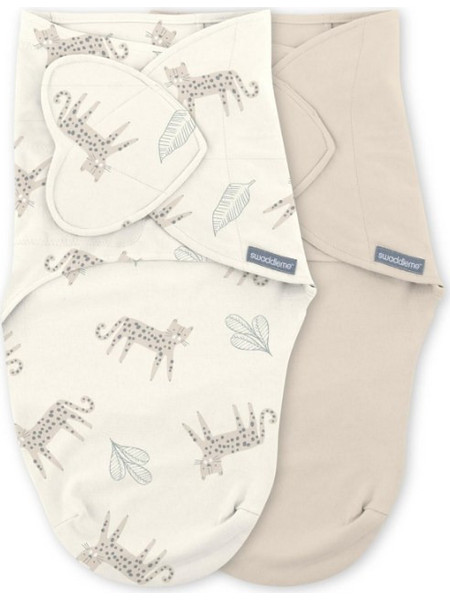 Ingenuity SwaddleMe Monogram Born Free Πάνες Φασκιώματος Μπεζ 2τμχ 074451173811