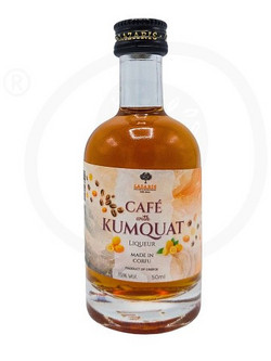 Lazaris Λικέρ Καφές Κουμ-Κουάτ 15% 50ml