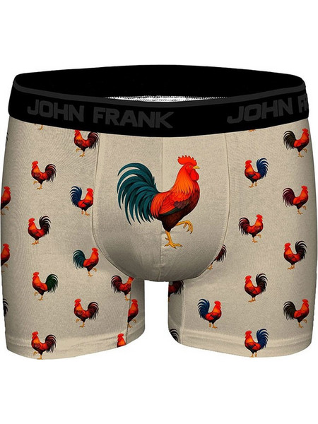 John Frank Rooster Ανδρικό Μποξεράκι Μπεζ JFBDFR387