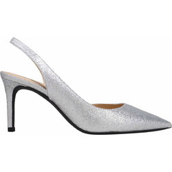 Michael Kors Γόβες Slingback με Τακούνι Στιλέτο Ασημί 40S5HNMP2M-040