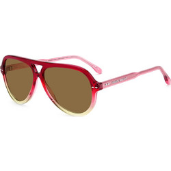 Isabel Marant IM0006-S Z6V Γυναικεία Γυαλιά Ηλίου Aviator Κοκάλινα Ροζ με Καφέ Φακό