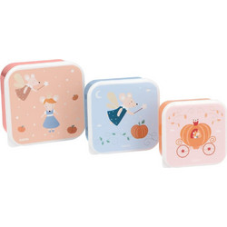 Tutete Mouse Fairies Πλαστικό Παιδικό Σετ Δοχείο Φαγητού Πολύχρωμο