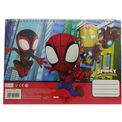 Gim Spidey Amazing Friends Μπλοκ Ζωγραφικής 23x33cm 40 Φύλλων με Αυτοκόλλητα 337-12416