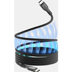 Statik MAGSTACK Pro Braided USB-C to USB-C 100W 0.3m Black PUP-0550-1FT-CC