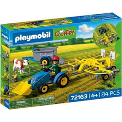 Playmobil Country Μικρό Τρακτέρ Με Χορτοσυλλέκτη για 4+ Ετών 72163