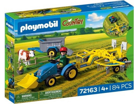 Playmobil Country Μικρό Τρακτέρ Με Χορτοσυλλέκτη για 4+ Ετών 72163