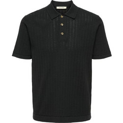 Only & Sons Ανδρική Μπλούζα Polo Κοντομάνικη Μαύρη 22032760