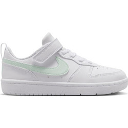 Nike Court Borough Παιδικά Sneakers Λευκά Πράσινο Mint DV5457-138