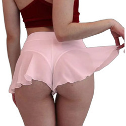 Kinksters Sexy Φούστα See Through Ροζ 6928048143579