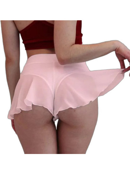 Kinksters Sexy Φούστα See Through Ροζ 6928048143579