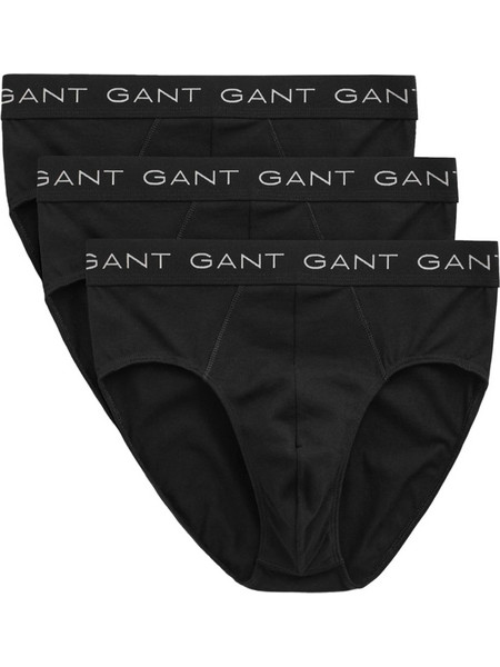 Gant Ανδρικά Σλιπ Βαμβακερά Μαύρα 3Pack 3G900023001-005
