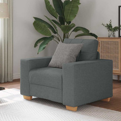 vidaXL Πολυθρόνα Ανθρακί 4105059
