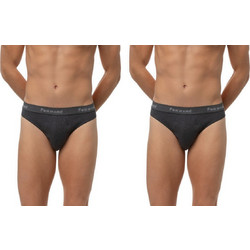 Minerva Ανδρικά Σλιπ Βαμβακερά Ανθρακί 2Pack 90-24402