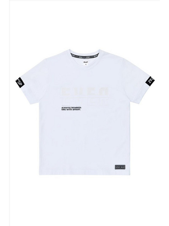 Sprint Παιδικό T-Shirt Κοντομάνικο Λευκό 261-3040-100