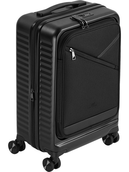 Rivacase 8180 Βαλίτσα Μεσαία 60x40x25cm με 4 Ρόδες Μαύρη