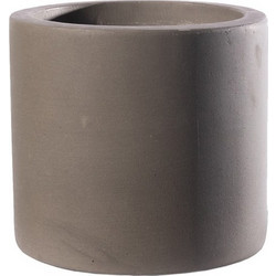 Supergreens Γλάστρα Στρογγυλή Τσιμεντένια Καφέ 20x18cm A-4370-8