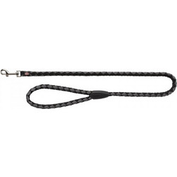 Trixie Cavo Λουρί Σκύλου 1m x 12mm Μαύρο Ανθρακί