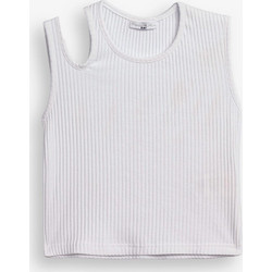 Funky Παιδικό Crop Top Αμάνικο Λευκό 126-505132-1