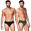 Apple Boxer Ανδρικά Σλιπ Βαμβακερά 2Pack 0212969-BK