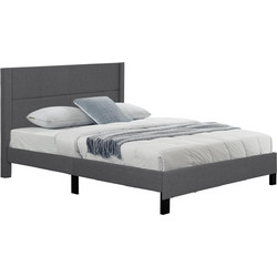 HomeMarkt Κρεβάτι Υπέρδιπλο Υφασμάτινο 160x200cm HM666.12