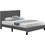HomeMarkt Κρεβάτι Υπέρδιπλο Υφασμάτινο 160x200cm HM666.12