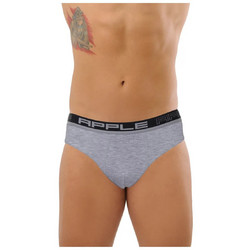 Apple Boxer Ανδρικό Σλιπ Βαμβακερό Γκρι 0210950-004-136