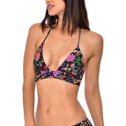 Banana Moon Bikini Top Τριγωνάκι Μαύρο Πολύχρωμο TOUHO-COCOBELLA-HSM01