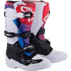 Alpinestars Youth Tech 7S White Blue Red