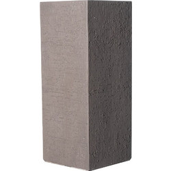 Supergreens Golden Γλάστρα Τετράγωνη Πήλινη Καφέ 20x20x50cm A-0070-8