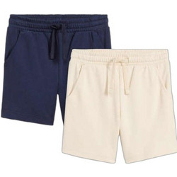 Bonprix Σετ Παιδικά Σορτς Υφασμάτινα Navy Μπλε Μπεζ 977955